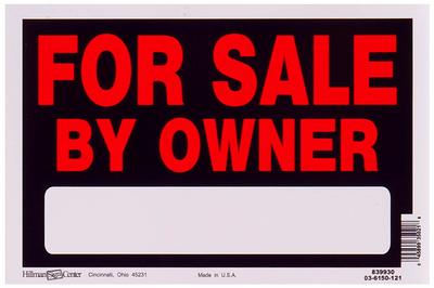 Hillman Sign Center 18-in x 24-in Plastic Sale/For Sale Sign