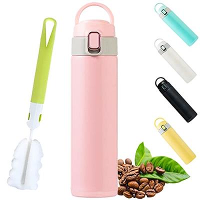 Thermos Bottle Cup Thermal Tumbler with Straw Handle Leak