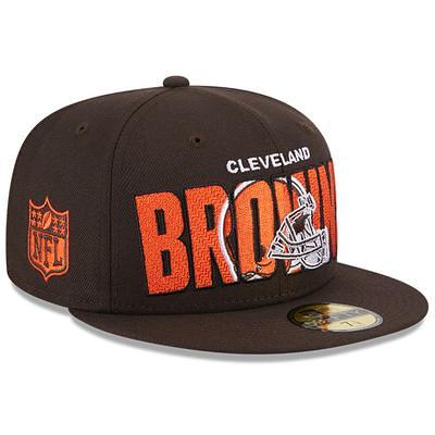 Cleveland Browns New Era NFL x Staple Collection 59FIFTY Fitted Hat - Brown /Orange