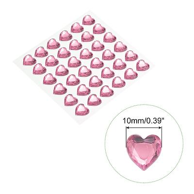  WINORDA 40 Sheets Glitter Heart Stickers Colorful