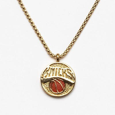 Ed Jacobs x NBA NY Knicks Gold Stainless Steel 24 Chain Necklace - Yahoo  Shopping