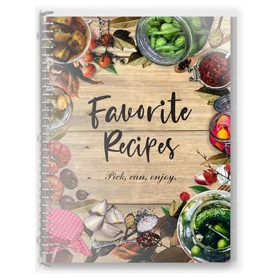 Blank Recipe Book With Dividers / Tabs