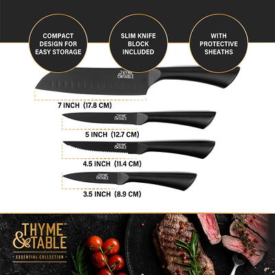 Thyme & Table Non-Stick Coated High Carbon Stainless Steel Carbon