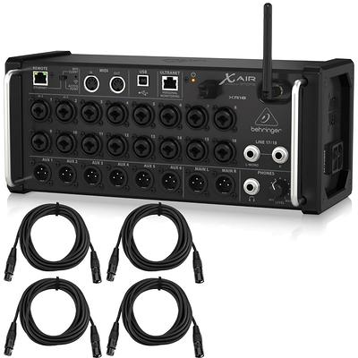 Behringer XR18 18-Channel 12-Bus Digital Mixer for Tablets W/4x