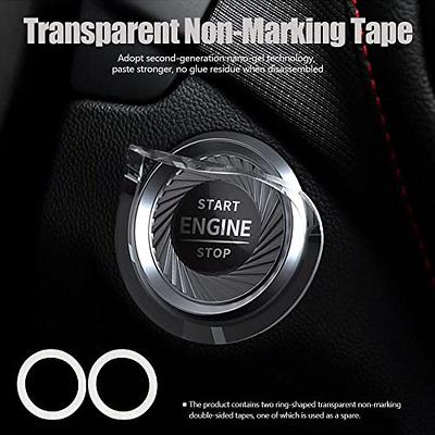 Unique Bargains Engine Start Stop Button Cover Trim Sticker Kit for  Mercedes Benz a Class Aluminum Alloy Silver Tone 