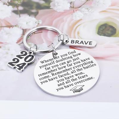 Temu 2023 Graduation Gifts Keychain for Her Class of 2023 Gifts for Teen Girls Senior High School Students Inspirational College Graduation Gifts for