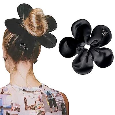 6 Pieces Satin Silk Scrunchies for hair, Big Hair Scrunchies Satin Hair  Ties Ponytail Holder No Hurt Your Hair