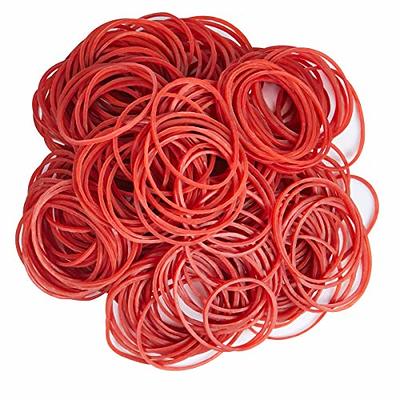 AMUU Rubber Bands 300pcs Black Small Rubber Bands for Office School Home Size16 Elastic Hair Band