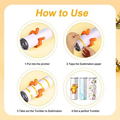 2 Pack Sublimation Tumblers Pinch Pinch Perfect Tumbler Clamp Supplies For  Sublimation Paper & Tumblers