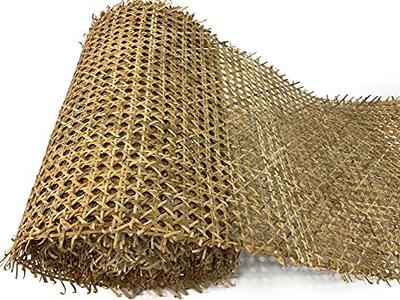 14 Width Natural Dark Rattan Cane Webbing Roll 7 Feet Length Pre