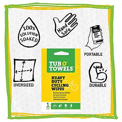 Tub O' Towels Heavy Duty Cycling Wipes, Individually Wrapped Cleaning Wipes  for Biking and Cycling, 12-Pack - Yahoo Shopping