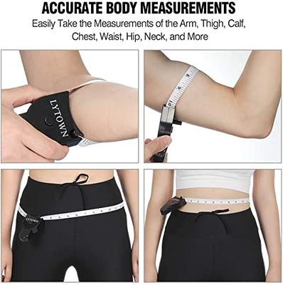 6 Pack Tape Measure Measuring Tape for Body Measurements, Retractable Small  Mini Soft Sewing Fabric Cloth Waist Tape Measure Body Measuring Tape,  150cm/60inch