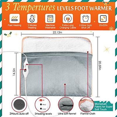 Foot Warmer Electric Heated Foot Warmer - Extra Large Foot Heating