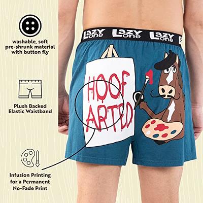 Buy Lazy OneFunny Animal Boxers, Novelty Boxer Shorts, Humorous