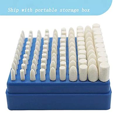 𝐋𝐮𝐨 𝐤𝐞 100 Pcs Wool Polishing Bits, 1/8 Inch Shank Compressed Wool  Felt Polishing Bits Buffing Kits for Dremel Rotary Tool - Yahoo Shopping