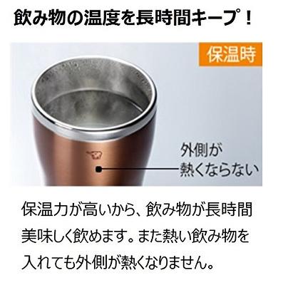 ZOJIRUSHI STAINLESS STEEL VACCUUM MUG 12 OZ