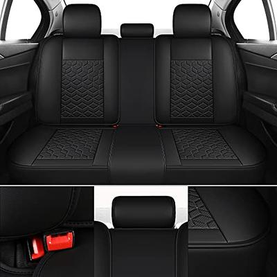 TAPHA Executive Leatherette Car Seat Cover & Cushion Set, Breathable and  Water-Resistant, Universal Fit for Car SUV & Truck (Front and Rear Seats,  Black) (TAP-01-B1) - Yahoo Shopping