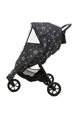 Bemece Stroller Rain Cover , Universal Stroller Accessory, Baby Travel Weather  Shield, Windproof Waterproof, Protect from Dust Snow Black-L 