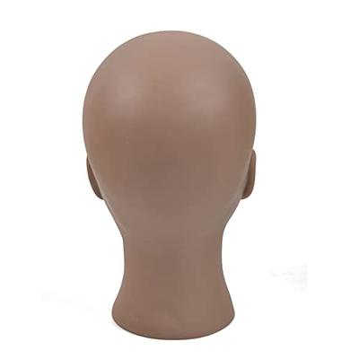 Bald Mannequin Head Dark Brown Professional Cosmetology Head Make