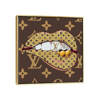 Louis Vuitton Black And White Canvas Print, Julie Schreiber