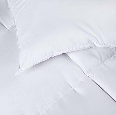 Utopia Bedding Comforter Duvet Insert - Quilted Comforter with Corner Tabs  - Box Stitched Down Alternative Comforter (Queen, White)