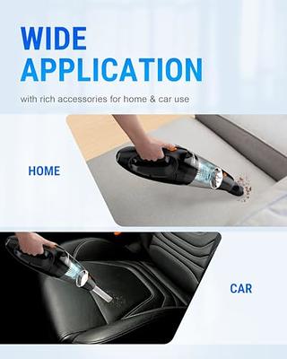 Powools Pet Hair Handheld Vacuum - Car Vacuum Cordless Rechargeable, W