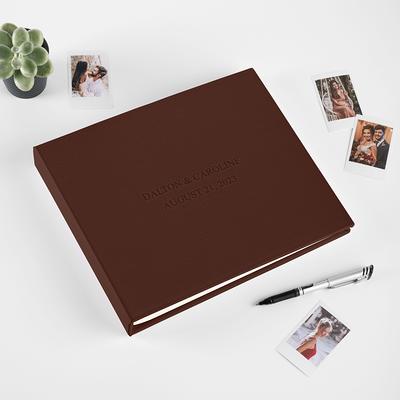 Wedding Guest Book, Instax Photo Album, Sign in Book for All Instant Film  Sizes Mini Wide Square 4x6 2x6 Etc, Personalized Photo Booth Book 