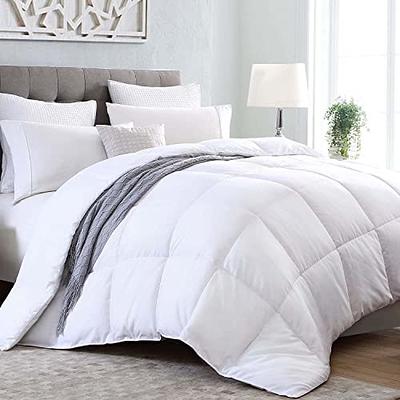 Utopia Bedding All Season Down Alternative Quilted Comforter - Microfiber  Duvet Insert with Corner Tabs - Machine Washable - Bed Comforter, White