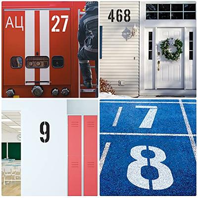 8inch Large Number Stencils, 0 to 9 Number Template Plastic Reusable Curb  Address Numbers Stencils for Painting Cake, 10pcs - Yahoo Shopping