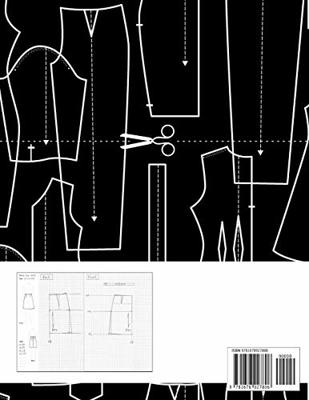 Fashion SketchBook: 100 Large Male Figure Templates With 10 Different Poses  for Easily Sketching Your Fashion Design Styles (Paperback)