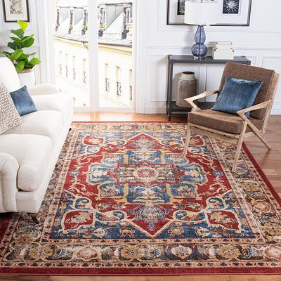 Luxe Weavers Distressed Floral Area Rug, Steel 4x5 : Target