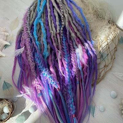 Texture dreads, Handmade brown dreads, Accessories for hair, - Inspire  Uplift