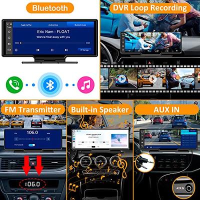 Westods Portable Wireless Carplay Car Stereo with 2.5K Dash Cam - 9.3 HD  IPS Screen, Android Auto, 1080p Backup Camera, Loop Recording, Bluetooth,  GPS Navigation Head Unit, Car Radio Receiver - Yahoo Shopping