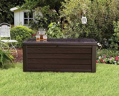 Rubbermaid Weather Resistant Resin Chic Outdoor Patio Storage