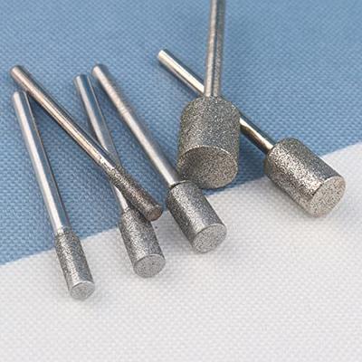 1-10mm Diamond Coated Grinding Burr Drill Bits For Dremel Rotary