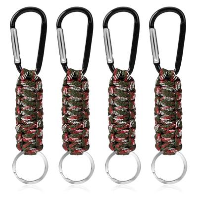 WEREWOLVES Paracord Keychain with Carabiner, Paracord Lanyard Clip