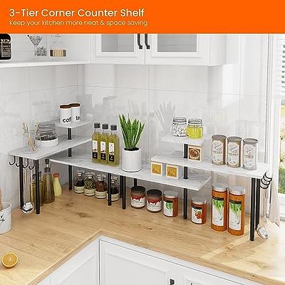 2 Tier Bathroom Counter Organizer, Bathroom Organizer Countertop, Kitchen  Spice Rack Kitchen Counter Organizer, Over Toilet Storage Organizer, Coffee  Bar Organizer Kitchen Counter Storage Shelf - Yahoo Shopping