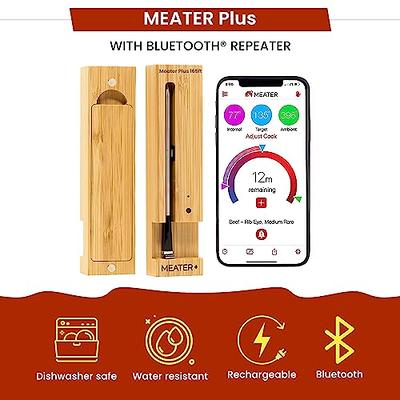 New MEATER+165ft BBQ Long Range Smart Wireless Meat Thermometer, Black