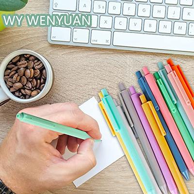 WY WENYUAN Cute Pens, Fine Point Smooth Writing Pens, Personalized  Ballpoint Pens Bulk, Flair Colorful Pens, Black Ink 1.0 mm Journaling Pen,  Glitter