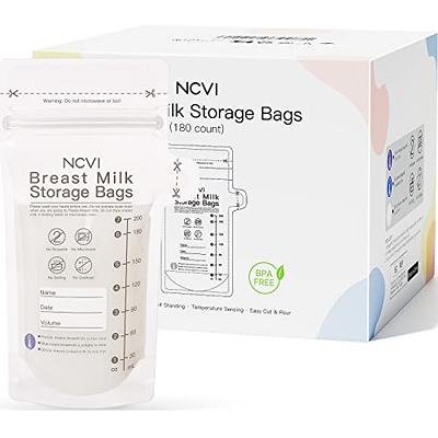 Nuliie 300 Pcs Breastmilk Storage Bags, 8 OZ Breast Milk Storing Bags, BPA  Free, Milk Storage Bags with Pour Spout for Breastfeeding, Self-Standing Bag,  Space Saving Flat Profile - Yahoo Shopping