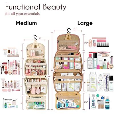 Wedama Toiletry Bag for Women, Large Cosmetic Travel Bag, Hanging Toiletry  Bag for Bathroom, Thickened PVC Waterproof Makeup Bag, Toiletries Bag for