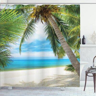 Ocean Shadow Shade of Coconut Single Shower Curtain Hooks - Yahoo