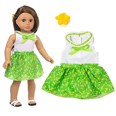  18 Inch Doll Clothes Dress and Doll Accessories