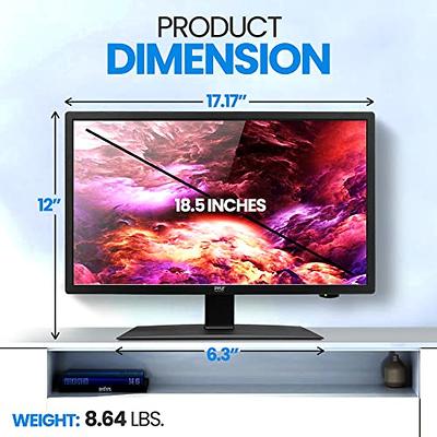 32-inch 60Hz 720P HD LED TV with Built-in DVD Player and V-Chip 3 HDMI USB  Optical VGA Television and Monitor for Bedroom,Kitchen,Basement,RV