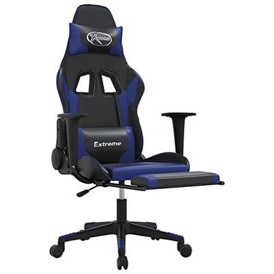 Vegan Leather Computer Gaming Chair with Foot Rest