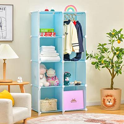 Kids Closet Baby Wardrobe Dresser for Kids Bedroom Nursery Armoire