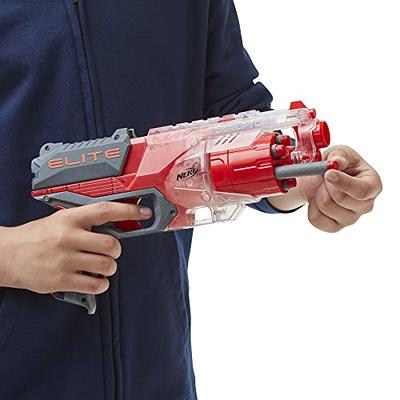 NERF Rampage N-Strike Elite Toy Blaster with 25 Dart Drum Slam Fire for  Kids, Teens, & Adults ( Exclusive)