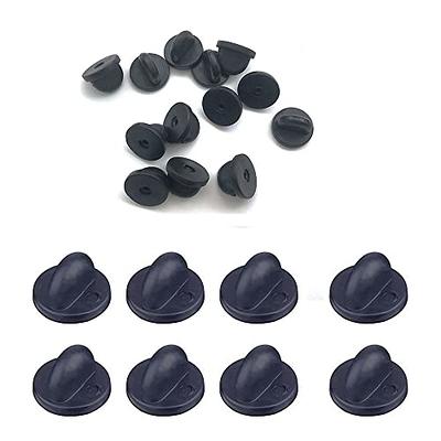 100Pcs Rubber Pin Backs Lapel Pin Backing Brooch Holder - Yahoo Shopping