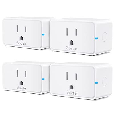 Govee Smart Plug, WiFi Plugs Work with Alexa & Google Assistant, Smart  Outlet with Timer & Group Controller, WiFi Outlet for Home, No Hub  Required, ETL & FCC Certified, 2.4G WiFi Only