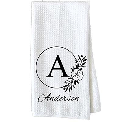 Cozy Season Tea Towel, Winter, Christmas, Dish Towel, Waffle Weave, Kitchen  Towel, Personalized , Housewarming gift, Custom Kitchen Towel